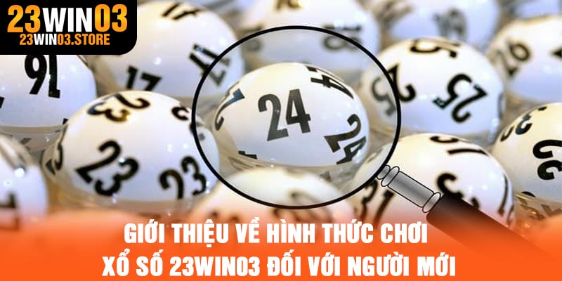 Giới thiệu về hình thức chơi xổ số 23Win03 đối với người mới
